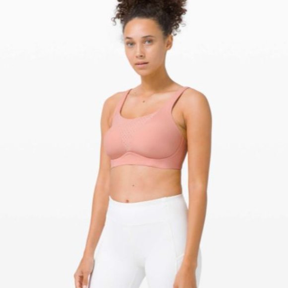 lululemon athletica Other - Lululemon Run Times Bra High Support Pink Pastel